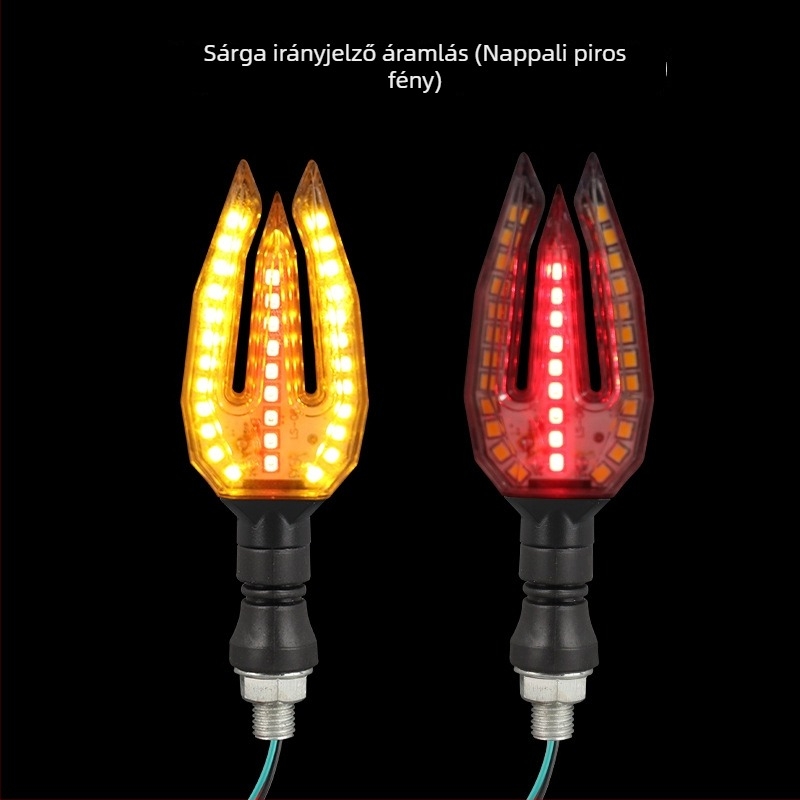 Motorkerékpár LED soros irányjelző és nappali világítás, 12V, ZXD-11, 2W, 4000 lm, 10000 óra