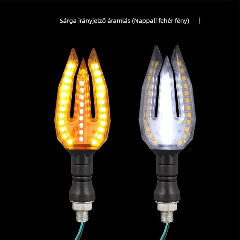 Motorkerékpár LED soros irányjelző és nappali világítás, 12V, ZXD-11, 2W, 4000 lm, 10000 óra