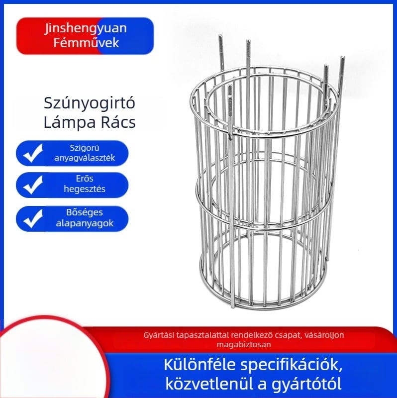 201 rozsdamentes acél kültéri szúnyogirtó háló lámpa, elektromos sokk, UV-A lila fény, gyephez illő háló lámpa, 1000 m² lefedettség, tömeg 1 kg