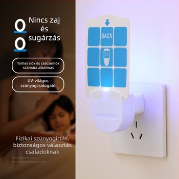Új ragadós szúnyogirtó lámpa UV lila fénnyel, háztartási használatra – csapda repülő rovarokra