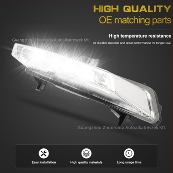 Renault Clio 4 nappali menetfény (2016-2020) LED-forrás, ABS-ház, 12V, 0,2A, kompatibil Renault Clio 4 (2016-2020)