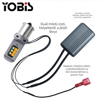 Ubis ZXSC-CREE-12TZ két színű LED indexlámpa, 12V, 10W, CREE LED, 6000K, élettartam 50 000 óra