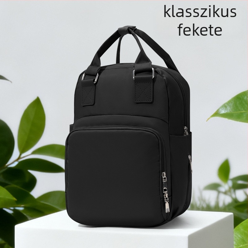 Anyaság és baba hátizsák, nagy kapacitású, vízálló Oxford anyag, városi minimalist stílus, légpárnás vállpántok