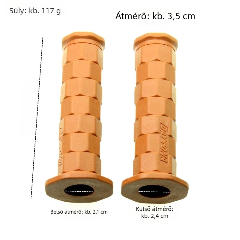 Aichenmoto Gumírozott kormánymarkolat motorkerékpárhoz – Csúszásmentes, Modell B3111, motorkerékpárokhoz és elektromos járművekhez