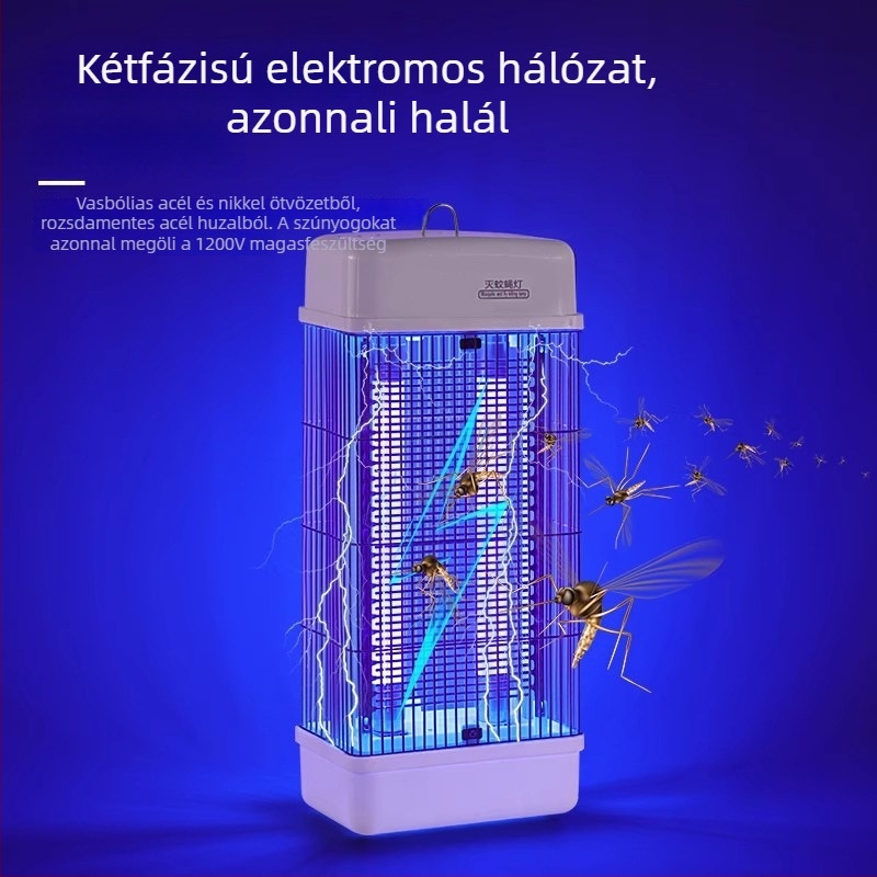 Elektronikus szúnyogirtó lámpa gazdasági telepekhez — 220V, DJMWD modell, UV fénycső, testreszabható