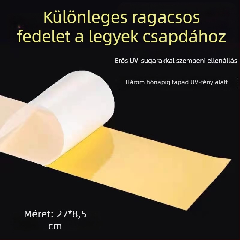 Szúnyogirtó lámpa ragasztópanelje, 10 lap, erős ragasztó, hideg fényű lámpához, 10㎡-ig