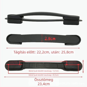 PU anyagú bőröndfogantyú | Súlycsökkentés funkció | Táska kiegészítők | 2024 ősz