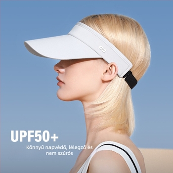 Unisex kültéri sportos napvédő sapka UV védelem, Nylon/Spandex anyag, logó nyomtatás, testreszabható, ideális futáshoz, kerékpározáshoz és teniszezéshez
