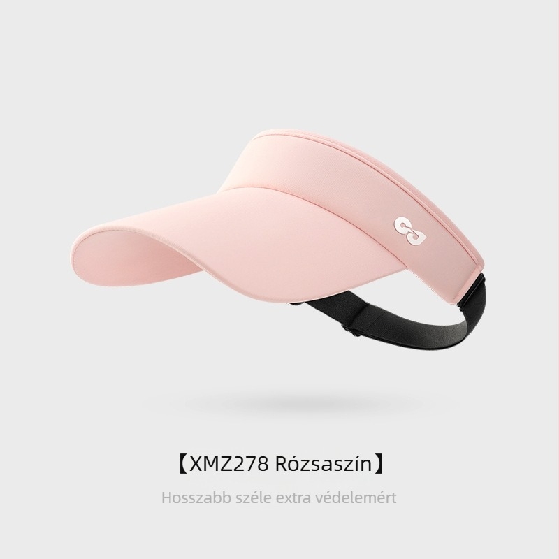 Unisex kültéri sportos napvédő sapka UV védelem, Nylon/Spandex anyag, logó nyomtatás, testreszabható, ideális futáshoz, kerékpározáshoz és teniszezéshez