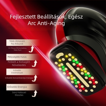 Negyedik generációs mikroáramú RF szépségkészülék, hordozható, otthoni használatra, beépített 500–800 mAh akkumulátor, IPX8 vízálló, ráncfelvarrás és bőrfelújítás
