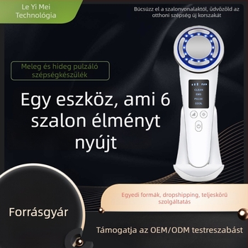 Otthoni arckezelő készülék fotonos megújítással és mikroáram terápiával – Tisztítás, Fehérítés, Ránctalanítás, Bőrmegújítás, Színes fényterápia; hordozható; IPX1 vízálló