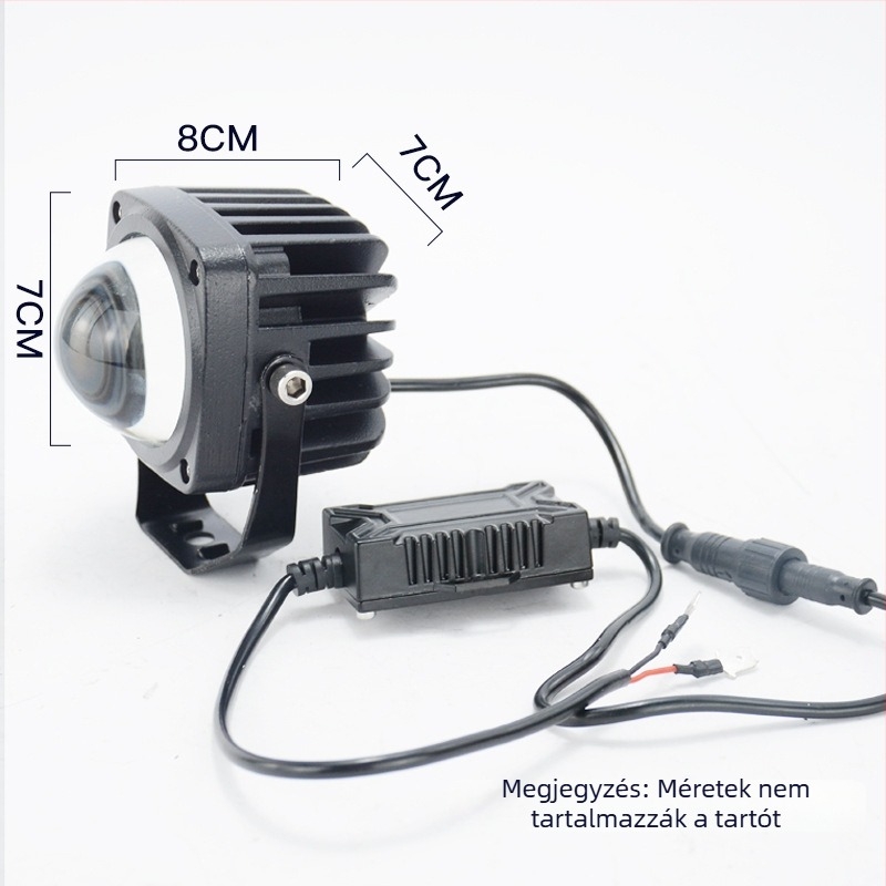 Lézeres spotlámpa autókhoz és motorkerékpárokhoz, LED 70W, 12/24V, IP68, alumínium ház