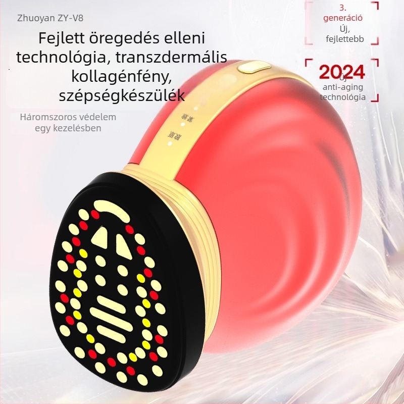Arcápoló készülék mikroárammal a liftinghez és feszesítéshez, ránctalanítás és bőrápolás, LED fény, otthoni használat, többfunkciós masszázs