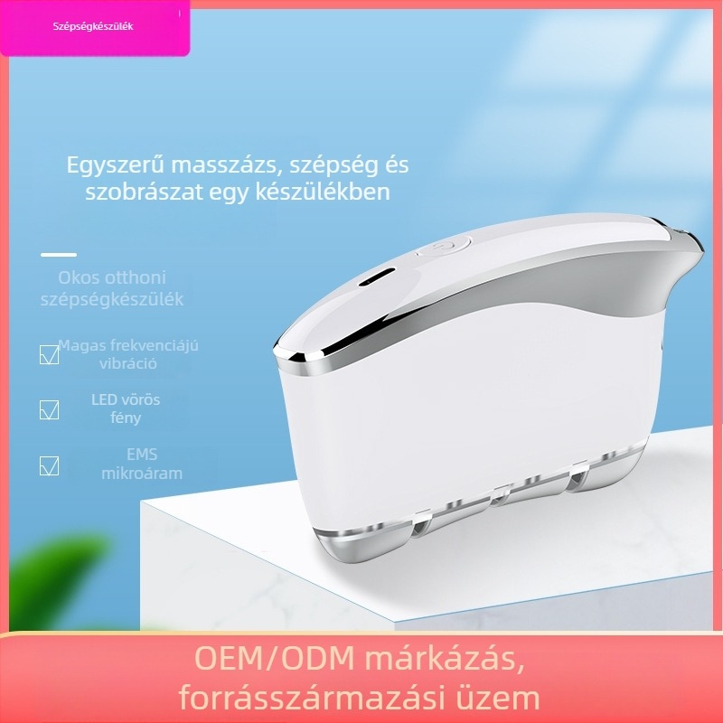 Otthoni használatra tervezett EMS mikroáramú szépségkészülék a bőr liftingére és feszesítésére, RF bőrfelújítás és LED fényterápia