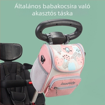Anyuka táska babakocsira — Nagy kapacitású, Multifunkcionális nylon táska, Vízálló, Ultra könnyű