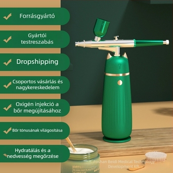 Oxigéninjekciós Hidratáló Eszköz – Hordozható Nano Víz Permetező Arcra, Beépített 500–800 mAh Akkumulátor, IPX8 Vízálló, Otthoni használatra
