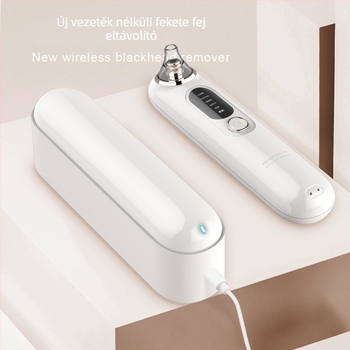 Elektronikus mitesszer-eltávolító és pórustisztító, Y003 modell, 5 sebességű forgás, ABS tokkal, CE/FCC/ROHS/FDA tanúsított