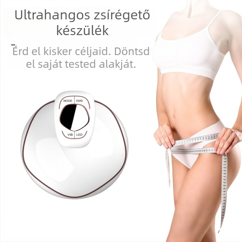 Kézben tartható RF szépségápoló készülék zsírégetésre ultrahangos atomizációval és ionizációval, beépített 1200–2000 mAh akkumulátor, IPX0 besorolás