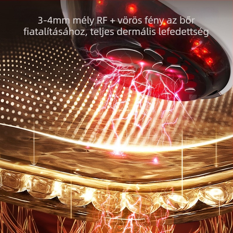 Otthoni arcfiatalító eszköz, IPX8 vízálló, hordozható, beépített akkumulátor 300–500 mAh