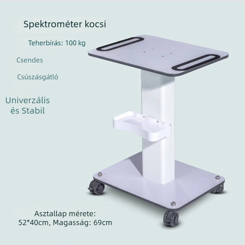 Forgó kocsi kozmetikai eszközök számára, multifunkcionális tárolóállvánnyal, szalonok számára, nagy teherbírással