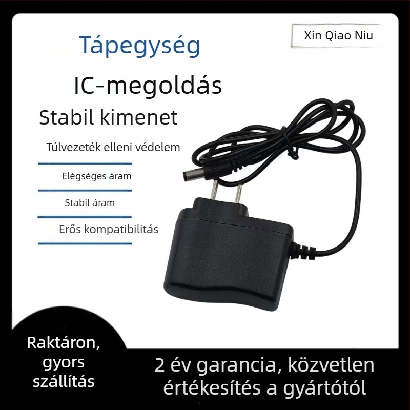 Tápellátó adapter több kimenettel: 5V1A; 9V0.6A LED világításhoz; 12V0.5A/0.7A szépség eszközökhez, rádióhoz és megfigyelő kamerához.