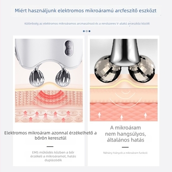MeBocare Masszázsgép - Hordozható otthoni használatra, Arctisztítás és Fényesítés, Beépített akkumulátor 300-500mAh, IPX0
