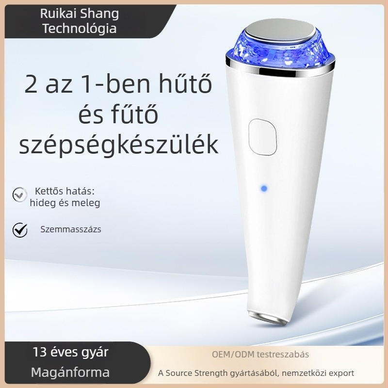 Arc- és szemmasszírozó fotóterápiával, 3 az 1-ben, meleg és hideg funkcióval, hordozható otthoni eszköz, beépített 1000–1200 mAh akkumulátor