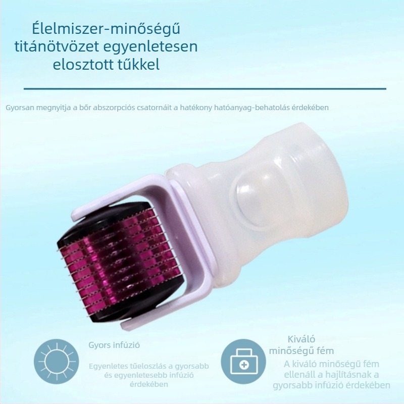 540 folyadékkal töltött mikrotűs roller – kozmetikai eszköz fogyóanyagok víz- és fényinfúzióhoz