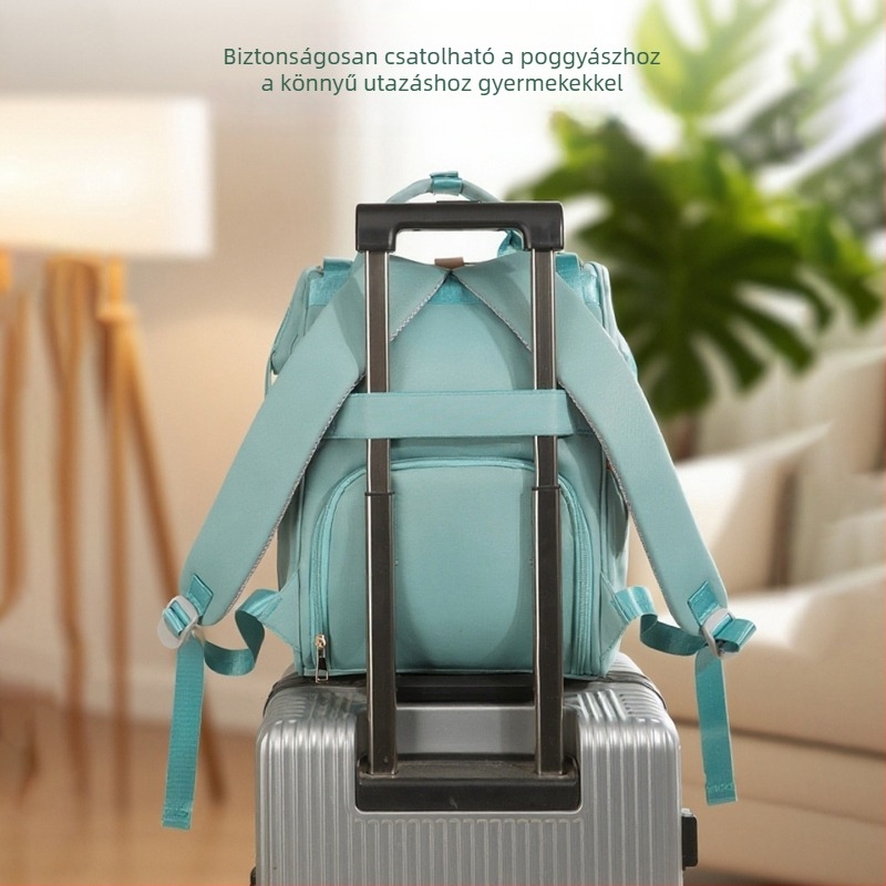 Mama és baba hátizsákja nagy kapacitású, könnyű, vízálló, Oxford anyagból