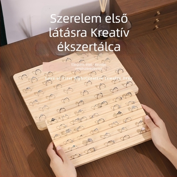 Benya fából készült ékszeres állvány kreatív formával és művészi stílussal