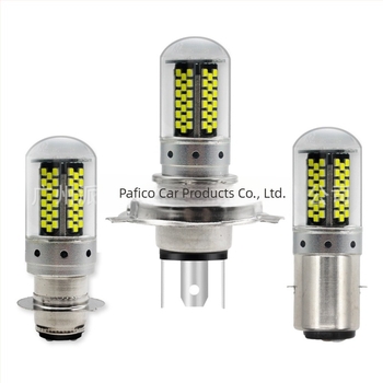 AMS LED motorkerékpár fényszóró H4/BA20D/P15D, 3014 LED, 3W, 12V, IP67