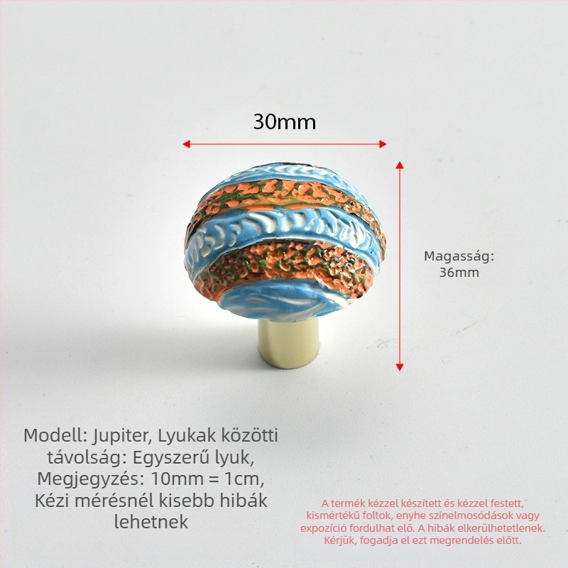Planet fiók fogantyú — modern egyszerű stílus, anyag: gyanta + alumínium ötvözet, kivitel: oxidáció + permetezés