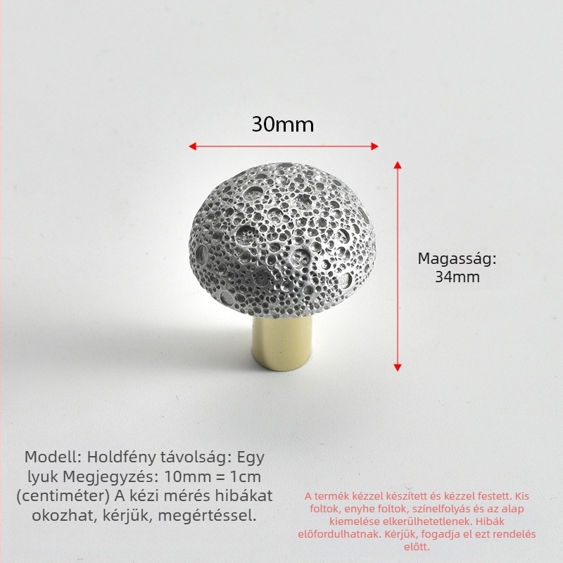 Planet fiók fogantyú — modern egyszerű stílus, anyag: gyanta + alumínium ötvözet, kivitel: oxidáció + permetezés
