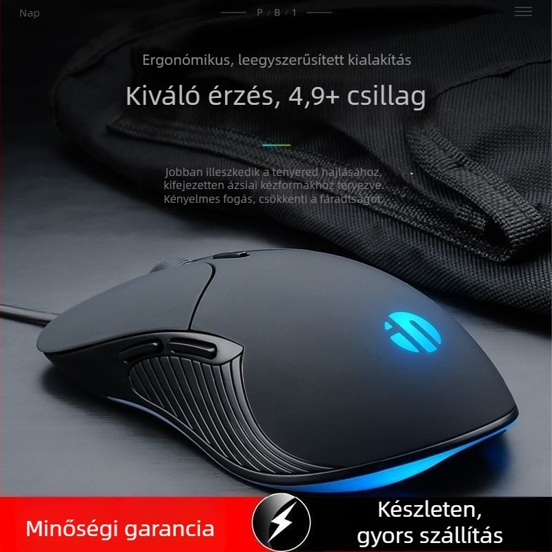 Optikai USB-szálas egér, 2 gombos