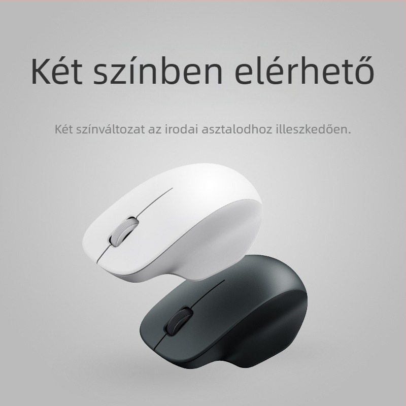 Vezeték nélküli optikai egér, 1200dpi, 2 gomb, 2.4G USB-vevő, asztali számítógépekhez, működik egy AA elemről