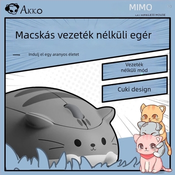 Fényes vezeték nélküli egér laptopokhoz, 9 gomb, 1000 DPI, 2.4G + Bluetooth, PS/2 interfész