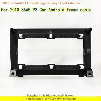 Saab 2010 Android navigációs fascia panel retrofit modul – SA-01, Evoresn/Yisen; Anyag: műanyag keret; Saab-kompatibilis; Audió módosítás