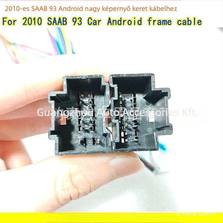 Saab 2010 Android navigációs fascia panel retrofit modul – SA-01, Evoresn/Yisen; Anyag: műanyag keret; Saab-kompatibilis; Audió módosítás