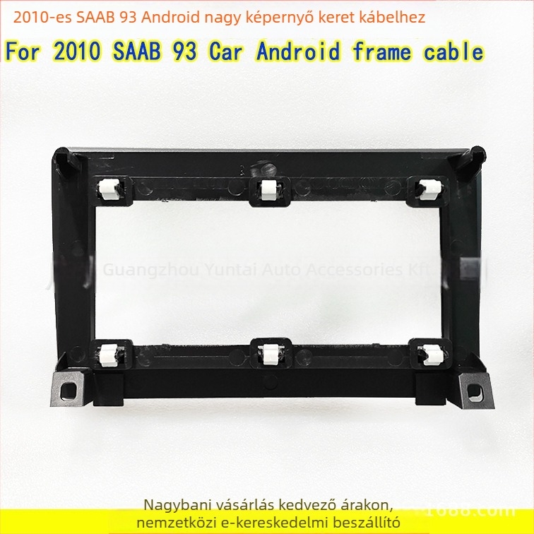 Saab 2010 Android navigációs fascia panel retrofit modul – SA-01, Evoresn/Yisen; Anyag: műanyag keret; Saab-kompatibilis; Audió módosítás