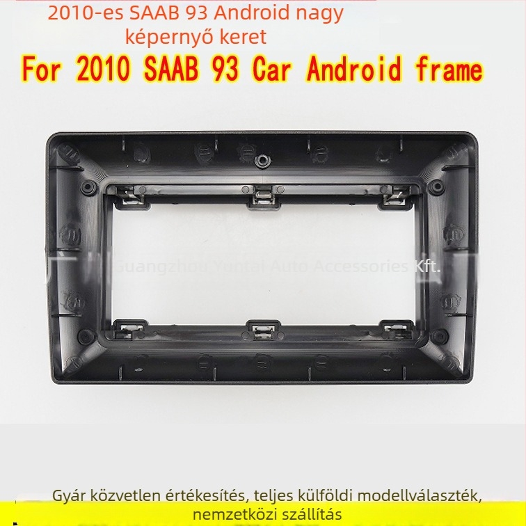 Saab 2010 Android navigációs fascia panel retrofit modul – SA-01, Evoresn/Yisen; Anyag: műanyag keret; Saab-kompatibilis; Audió módosítás