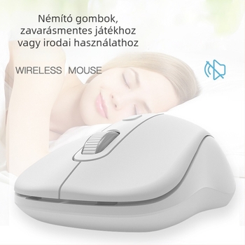 Patriot M21 vezeték nélküli egér – 3 gomb, DPI 1600, 2.4G, Plug & Play, ergonómikus