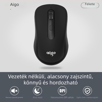 Patriot M21 vezeték nélküli egér – 3 gomb, DPI 1600, 2.4G, Plug & Play, ergonómikus