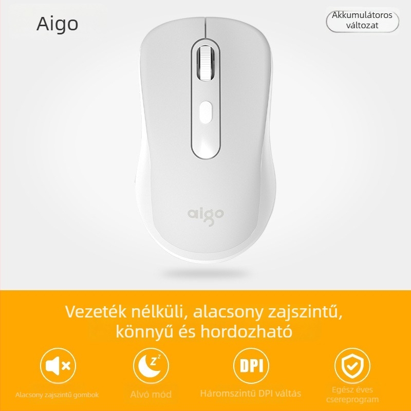 Patriot M21 vezeték nélküli egér – 3 gomb, DPI 1600, 2.4G, Plug & Play, ergonómikus