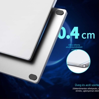 JOMAA kábeles touchpad USB interfészzel laptopokhoz és asztali számítógépekhez, 1600dpi, 2 gomb, ergonikus kialakítás, működési távolság 0,8 m