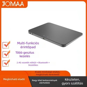Vezeték nélküli optikai egér 2,4G/Bluetooth kapcsolattal, PS/2 interfész, ergonómikus kialakítás, 10 m hatótávolság