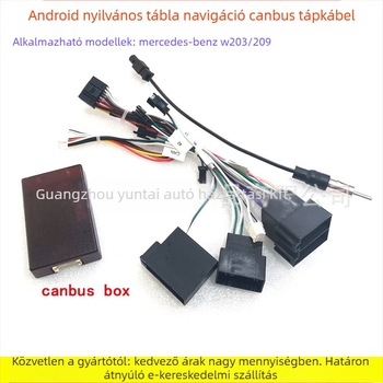 Android navigációs töltőkábel Mercedes-Benz W203/W209/S320/R350/B200/W211 – BN-02, tiszta réz, Evoresn/Yisen