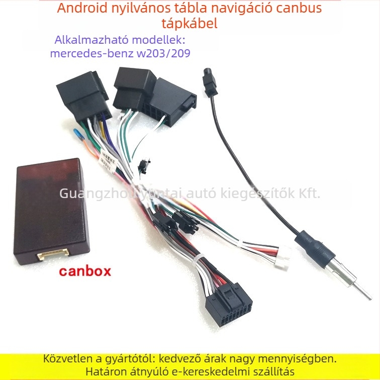 Android navigációs töltőkábel Mercedes-Benz W203/W209/S320/R350/B200/W211 – BN-02, tiszta réz, Evoresn/Yisen