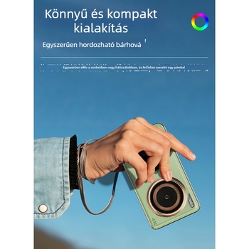 Diák digitális fényképezőgép elöl és hátul kettős kamerával, 18x optikai zoom, CMOS 12MP szenzor, 3,0 hüvelykes LCD, 1080p felvétel, elektronikus képstabilizáció