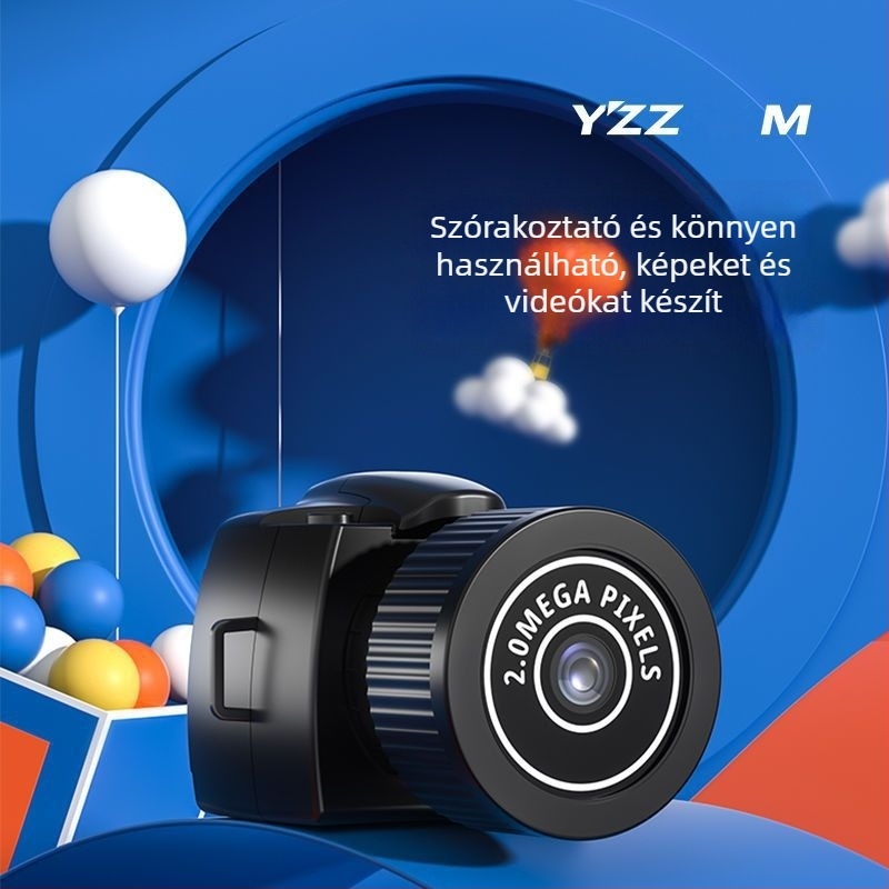 Gyerekeknek szánt digitális kamera, műanyag ház, fényképez
