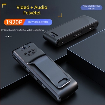D10 professzionális rögzítő kamera: 1080p CMOS, éjjellátó funkció, microSD tárhely, 12 órás akkumulátor